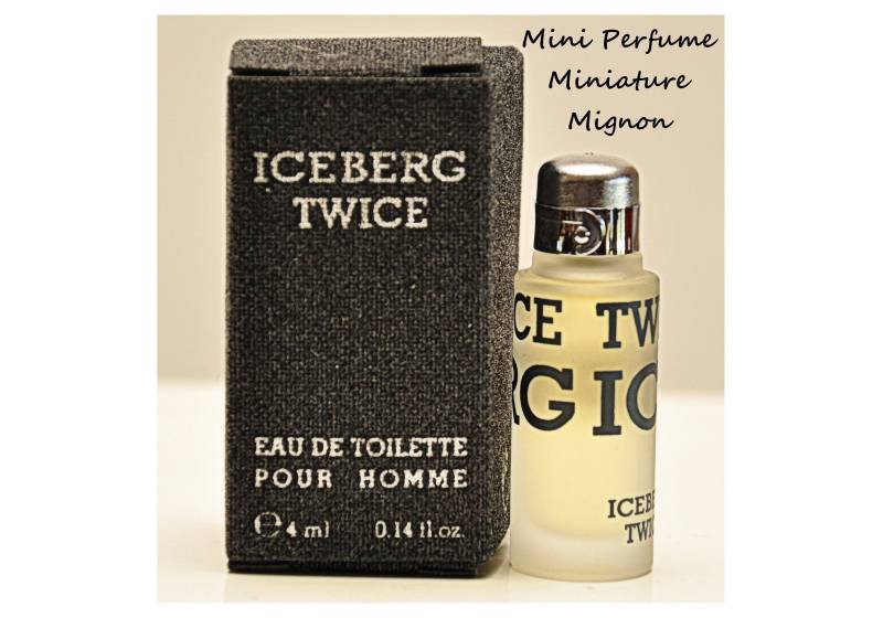 Iceberg Twice Pour Homme Eau De Toilette Edt 4Ml Miniatur Splash Non Spray Herrenparfüm Seltener Jahrgang 1995 von YourVintagePerfume