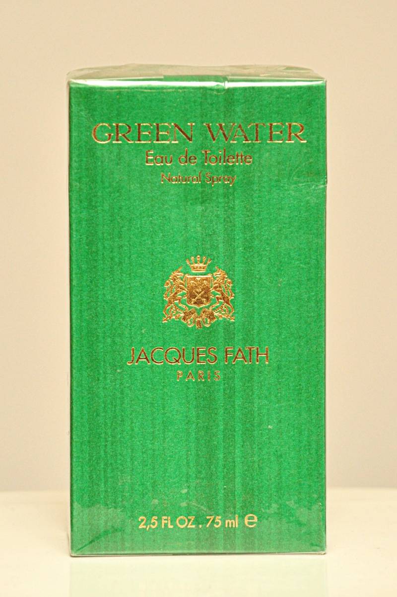 Jacques Fath Green Water Eau De Toilette Edt 75Ml Spray Parfüm Mann Rare Vintage 1993 Neu Versiegelt von YourVintagePerfume