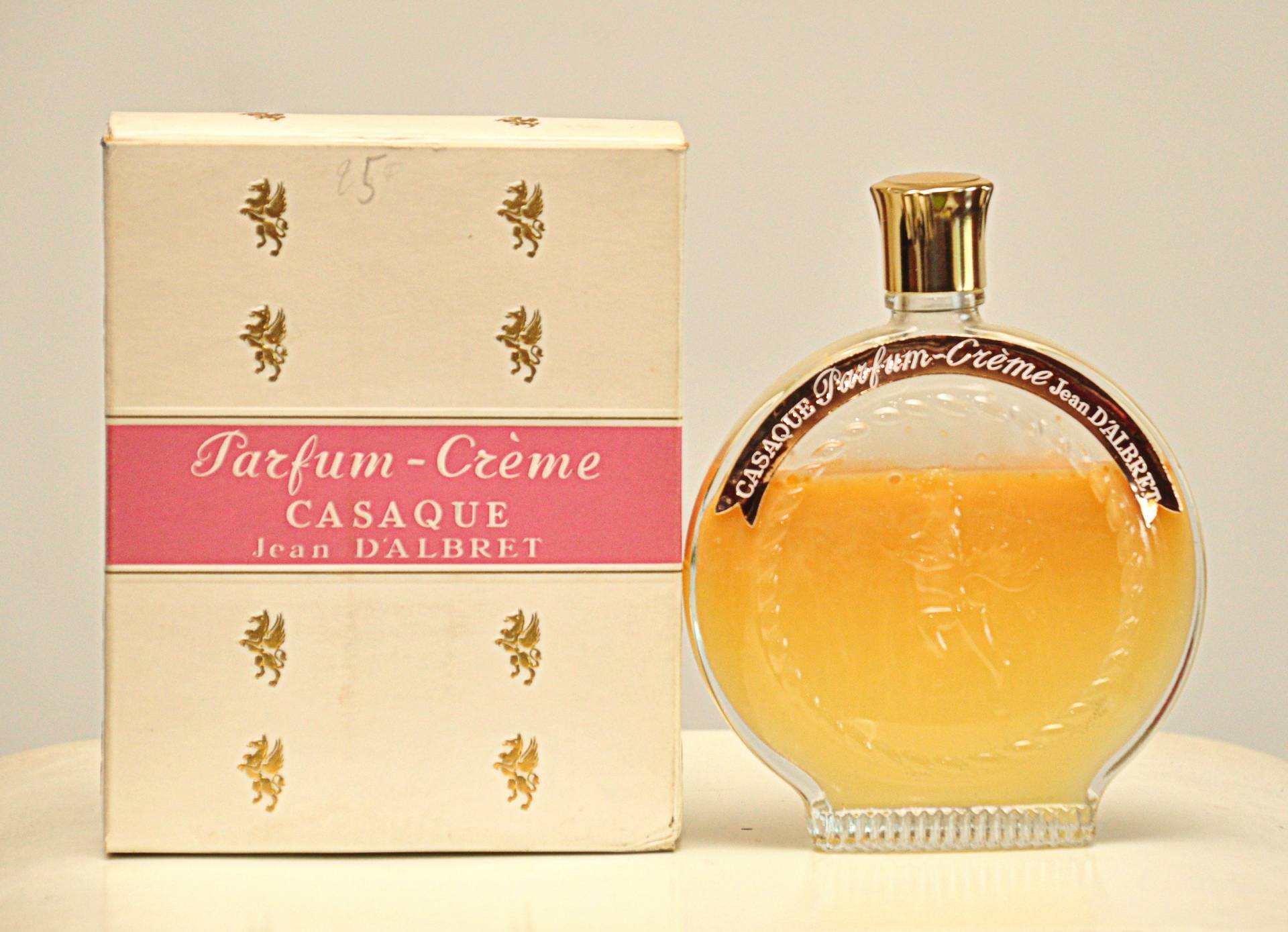 Jean D'albret Casaque Parfum-Créme 74Ml Damen Duftcreme Rarissima Vintage 1951 Pre Barcode Version 1970 von YourVintagePerfume