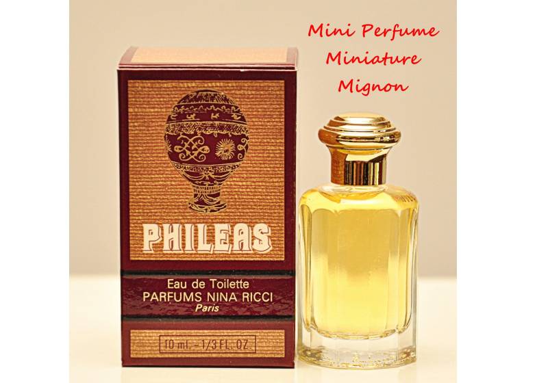Miniatur Nina Ricci Phileas Eau De Toilette 10Ml Herrenparfüm Seltener Vintage 1984 von YourVintagePerfume