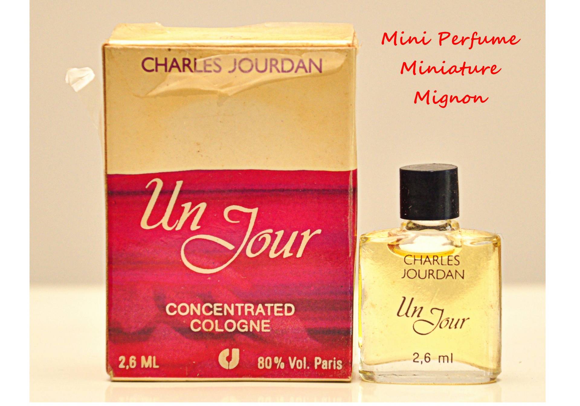 Miniatura Charles Jourdan Un Jour Concentrated Cologne 2, 6 Ml Miniatur Splash Non Spray Damenparfüm Seltener Jahrgang 1982 von YourVintagePerfume
