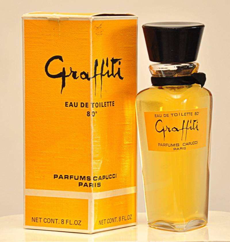 Parfums Capucci Graffiti Eau De Toilette Edt 240Ml Splash Non Spray Parfüm Frau Rare Vintage 1963 von YourVintagePerfume