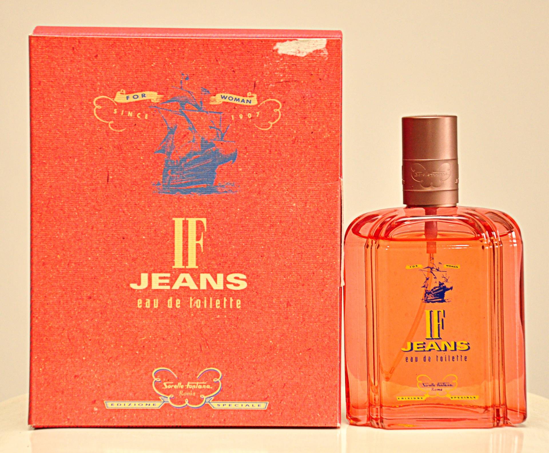 Schwestern Brunnen Wenn Jeans Für Frau Special Edition Eau De Toilette Edt 100Ml Spray Parfüm Rare Vintage 2000 von YourVintagePerfume