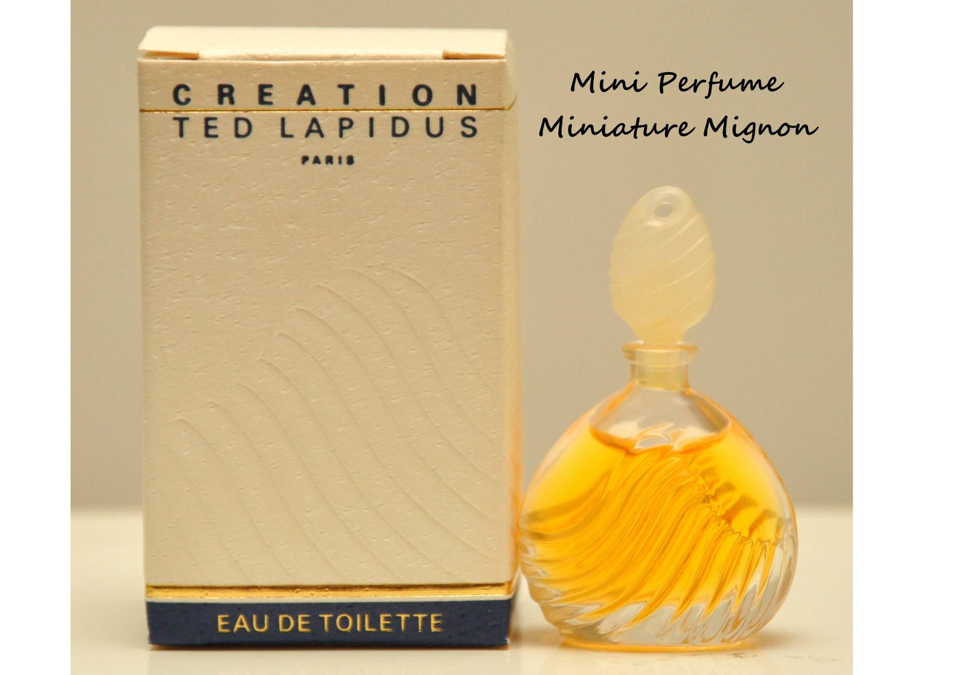 Ted Lapidus Creation Eau De Toilette Edt 4 Ml Miniature Splash Non Spray Damenparfüm Seltener Jahrgang 1984 von YourVintagePerfume