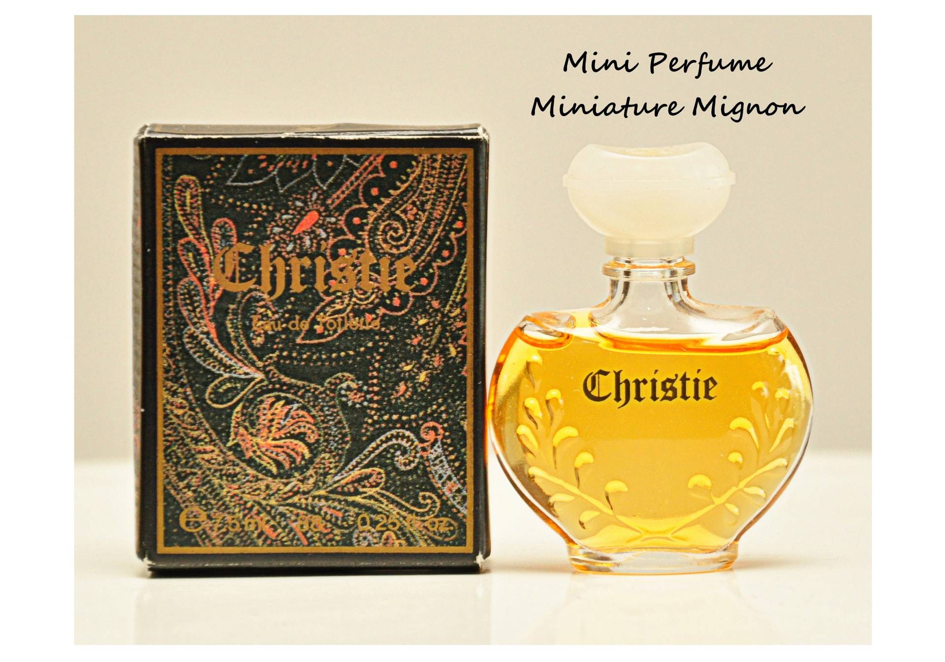 Veejaga Christie Eau De Toilette 7, 5 Ml Miniature Splash Non Spray Damenparfüm Seltener Jahrgang 1982 von YourVintagePerfume