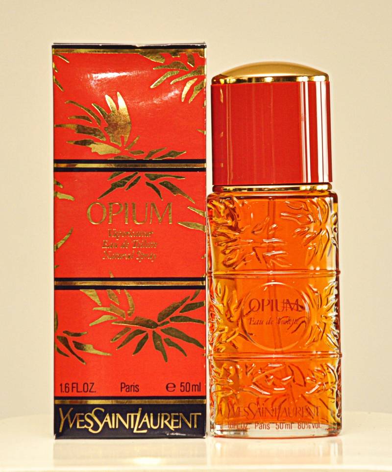 Yves Saint Laurent Opium Eau De Toilette Edt 50Ml Spray Parfüm Frau Sehr Selten Vintage 1977 Erste Version Pre Barcode von YourVintagePerfume