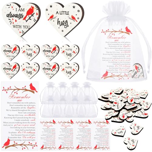 Yousoontic 120 Sets Beerdigungsgeschenke Feier des Lebens Dekorationen Kardinal Gedenkengel Schild Herz Taschenumarmung Token mit Gebetskarte Organzabeutel für Gäste Beerdigung Kardinal Yousoontic 120 Sets Beerdigungsgeschenke Feier des Lebens Dekorationen Kardinal Gedenkengel Schild Herz Taschenumarmung Token mit Gebetskarte Organzabeutel für Gäste Beerdigung Kardinal von Yousoontic