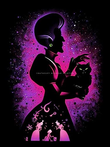 Youtheart Diamond Painting Lady Tremaine Diamond Art Villain, 5D Full Drill Cross Stitch Embroidery Kits, DIY Wall Décor Youtheart Diamond Painting Lady Tremaine Diamond Art Villain, 5D Full Drill Cross Stitch Embroidery Kits, DIY Wall Décor von Youtheart