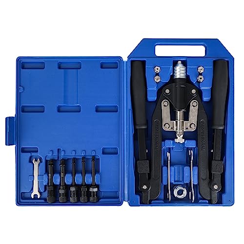 Youyijia Handnietwerkzeugsatz Professionelles Nietzange Set inkl. Nietmutternzange - Robuste Nieten Zange mit Aufbewahrungskiste Youyijia Handnietwerkzeugsatz Professionelles Nietzange Set inkl. Nietmutternzange - Robuste Nieten Zange mit Aufbewahrungskiste von Youyijia