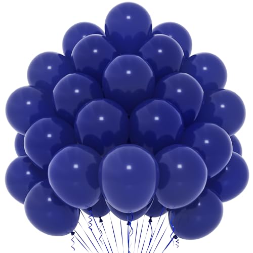 Marineblaue Luftballons, 50 Stück 12 Zoll Dunkelblaue Luftballons, Blaue Ballons Für Frauen Mädchen Kinder Für Blau Thema Geburtstagsfeier Abschlussfeier Babyparty Hochzeit Valentinstag Dekoration Marineblaue Luftballons, 50 Stück 12 Zoll Dunkelblaue Luftballons, Blaue Ballons Für Frauen Mädchen Kinder Für Blau Thema Geburtstagsfeier Abschlussfeier Babyparty Hochzeit Valentinstag Dekoration von Yoyoin