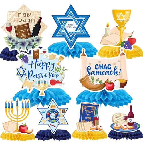 Yoyuspy Tischdekoration für Passover – 9 Stück, Passover Tischdekoration, jüdisches Festival, Pesach-Party-Dekoration, Happy Passove Supplies Yoyuspy Tischdekoration für Passover – 9 Stück, Passover Tischdekoration, jüdisches Festival, Pesach-Party-Dekoration, Happy Passove Supplies von Yoyuspy