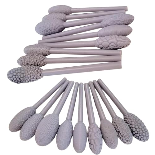 Clay Texture Tools, 9X Art Projects Oval Pattern Rollers Set, Ceramic Pottery Sculpting Accessories, Single Head Design for Crafts, Creating Intricate Textures And Designs in Clay Clay Texture Tools, 9X Art Projects Oval Pattern Rollers Set, Ceramic Pottery Sculpting Accessories, Single Head Design for Crafts, Creating Intricate Textures And Designs in Clay von Yoztfhsoe