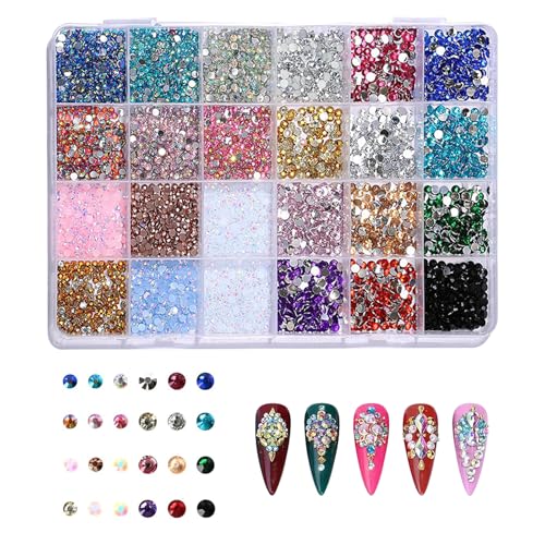 3500 STK Strasssteine für Nägel, 24 Farben 4mm AB Jelly Art Fluoreszenz Strasssteine Flatback Edelsteine Runde Harz Kristall für Handwerk Nägel Kleidung Gesicht Schuhe Dekoration DIY Handwerk 3500 STK Strasssteine für Nägel, 24 Farben 4mm AB Jelly Art Fluoreszenz Strasssteine Flatback Edelsteine Runde Harz Kristall für Handwerk Nägel Kleidung Gesicht Schuhe Dekoration DIY Handwerk von Yphzmtz