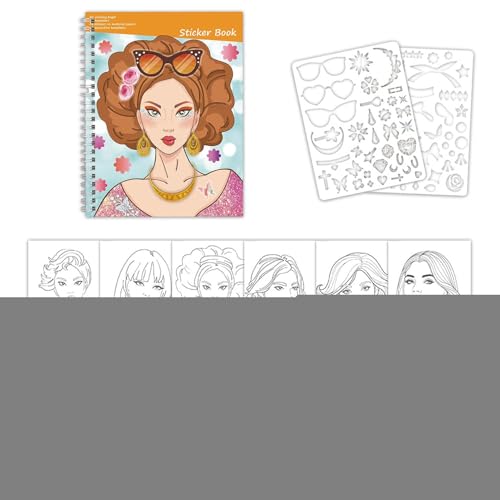 Yplkm Sticker Anziehspiel, Kreatives Sticker Anzieh Aktivitätsbuch Für Kinder, Lernspielzeug Für Kinder Zuhause Wartebereich Autofahrt Reisen Unterricht Spielzeit Geburtstag von Yplkm