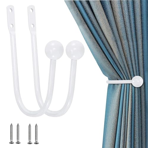 Yqhugbc 2 Stück Raffhalter Weiss Gardinenhalter Holdbacks Vorhanghaken Metall Vorhanghalter Wandbefestigung Vorhanghalterungen Raffbügel für Vorhänge Wandmontage Raffhaken für Vorhangquaste Vorhang Yqhugbc 2 Stück Raffhalter Weiss Gardinenhalter Holdbacks Vorhanghaken Metall Vorhanghalter Wandbefestigung Vorhanghalterungen Raffbügel für Vorhänge Wandmontage Raffhaken für Vorhangquaste Vorhang von Yqhugbc
