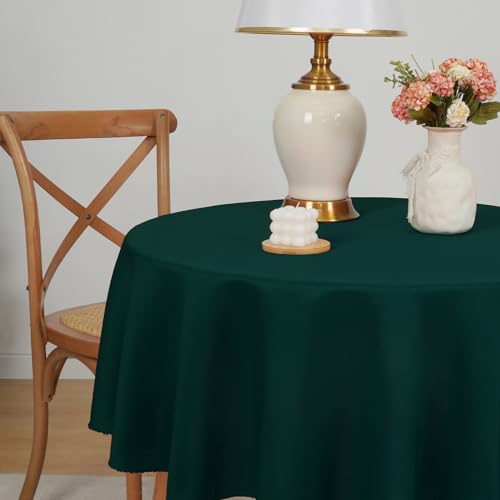 Yrendenge Grün Weihnachten Leinenoptik Tischdecke Wasserabweisend Abwaschbar Tischwäsche, Fleckschutz Optik Tischdecken, Lotuseffekt Party Tisch Weihnachtsdekoration Tischdecke, Rund 140 cm Yrendenge Grün Weihnachten Leinenoptik Tischdecke Wasserabweisend Abwaschbar Tischwäsche, Fleckschutz Optik Tischdecken, Lotuseffekt Party Tisch Weihnachtsdekoration Tischdecke, Rund 140 cm von Yrendenge