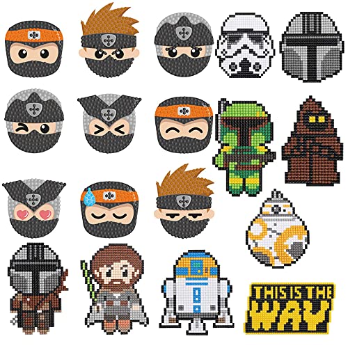 5D Diamond Painting Kits for Kids Ninja DIY Dot Diamonds Mosaic Stickers Paint by Numbers Arts and Crafts Kits for Boys Children Adult Beginners 5D Diamond Painting Kits for Kids Ninja DIY Dot Diamonds Mosaic Stickers Paint by Numbers Arts and Crafts Kits for Boys Children Adult Beginners von Yrmysrx