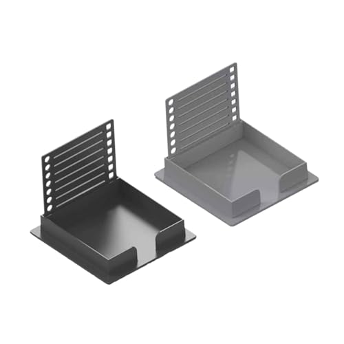 YsXoWiui 2x Haftnotizhalter mit Schablone, Haftnotizen Spender, Praktischer 3x3 Zoll Notizblockhalter für Den Schreibtisch, für Bürobedarf Im Wohnheim YsXoWiui 2x Haftnotizhalter mit Schablone, Haftnotizen Spender, Praktischer 3x3 Zoll Notizblockhalter für Den Schreibtisch, für Bürobedarf Im Wohnheim von YsXoWiui