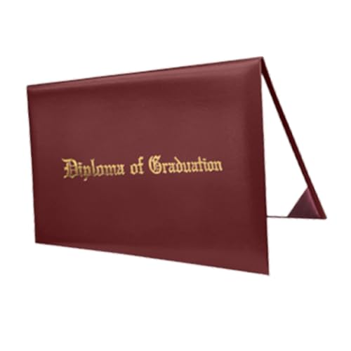 YsXoWiui Zertifikathülle für Abschlussdiplome, 8,5 X 11 Zoll Format, Halter für Auszeichnungen, Kastanienbraun von YsXoWiui