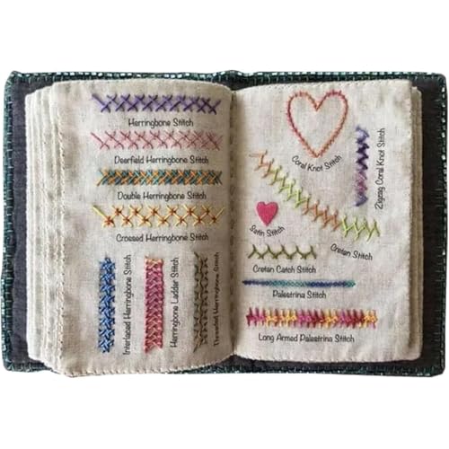 DIY Stichbuch, kreatives Stickstichbuch, Stickanleitung für Nähbegeisterte, Stichbuch für Anfänger und Stickbegeisterte (A) von Ysaca