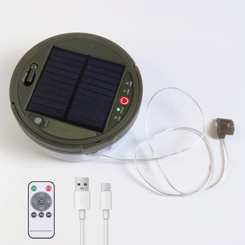 Camping Lichterkette Aufrollbar, 22m Wiederaufladbare Aufrollbar Outdoor LED Lichterkette, Wasserdicht Tragbare Vielseitige Campinglampe Lichterkette Außen für Camping Hof Garten Camping Lichterkette Aufrollbar, 22m Wiederaufladbare Aufrollbar Outdoor LED Lichterkette, Wasserdicht Tragbare Vielseitige Campinglampe Lichterkette Außen für Camping Hof Garten von Ysislybin