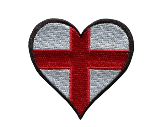 Ysmzzmsy 1 x 6,3 cm hoher multinationaler Flaggenaufnäher zum Aufbügeln oder Aufnähen, bestickter taktischer militärischer nationaler multinationaler Aufnäher (England) von Ysmzzmsy
