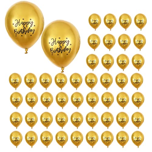 Ysvnlmjy Partyballons,Bunte Luftballons - 50 Stück Geburtstagsparty-Dekoration,Dekorationen für Partys, Ballon-Party-Dekoration, Geburtstags-Party-Dekoration, 30,5 cm großes, lebendiges Sortiment für von Ysvnlmjy