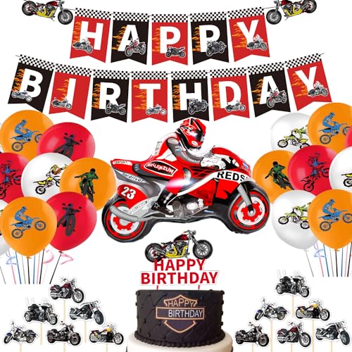 Motocross-Geburtstagsparty-Zubehör,Motorrad Geburtstagsbanner Motorrad Geburtstagsdekoration, Motocross Sport Geburtstags dekoration,Dirtbike-Dekorationen, Rennen, Geburtstag für Kinder Motocross-Geburtstagsparty-Zubehör,Motorrad Geburtstagsbanner Motorrad Geburtstagsdekoration, Motocross Sport Geburtstags dekoration,Dirtbike-Dekorationen, Rennen, Geburtstag für Kinder von YuChiSX