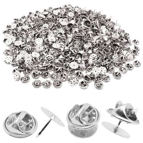 YuGtcen 260er-Set Anstecknadeln, blanko, Schmetterlings-Anstecknadeln, Emaille-Pins, Verschluss, Krawattennadeln, Schmuckrücken, Verschluss für Brosche, Revers, Hut, Uniform, Abzeichen, Krawattennadel von YuGtcen