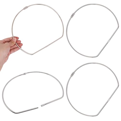 YuGtcen Ringbuchringe, D-förmige Buchringe für Karteikarten, lose Blätter, großer Schlüsselanhänger, Washi-Tape-Organizer, für Zuhause, Büro, Karten, Fotos, Quittungen, Dateien, Aufbewahrung (4 Stück YuGtcen Ringbuchringe, D-förmige Buchringe für Karteikarten, lose Blätter, großer Schlüsselanhänger, Washi-Tape-Organizer, für Zuhause, Büro, Karten, Fotos, Quittungen, Dateien, Aufbewahrung (4 Stück von YuGtcen