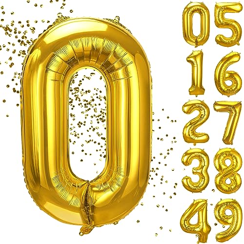 YuSaug Geburtstag Zahlen Luftballon, 40" Folienballon 0 to 9 Gold Helium Ballon, Folienballon 3 XXL Riesen Folienballon Geburtstagsdeko Ballon Zahl Deko zum Geburtstag Fliegt mit Helium-0 YuSaug Geburtstag Zahlen Luftballon, 40" Folienballon 0 to 9 Gold Helium Ballon, Folienballon 3 XXL Riesen Folienballon Geburtstagsdeko Ballon Zahl Deko zum Geburtstag Fliegt mit Helium-0 von YuSaug