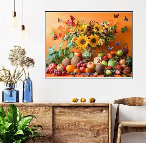 Malen Nach Zahlen ab 7 Jahre Mädchen, Malen Nach Zahlen Erwachsene Blume Paint by Numbers Kinder Teenager DIY Bastelset Erwachsene Leinwand Kit, Home Wand Dekor Frauen Geschenke 40x50cm Essen l-236 Malen Nach Zahlen ab 7 Jahre Mädchen, Malen Nach Zahlen Erwachsene Blume Paint by Numbers Kinder Teenager DIY Bastelset Erwachsene Leinwand Kit, Home Wand Dekor Frauen Geschenke 40x50cm Essen l-236 von Yuammgxi