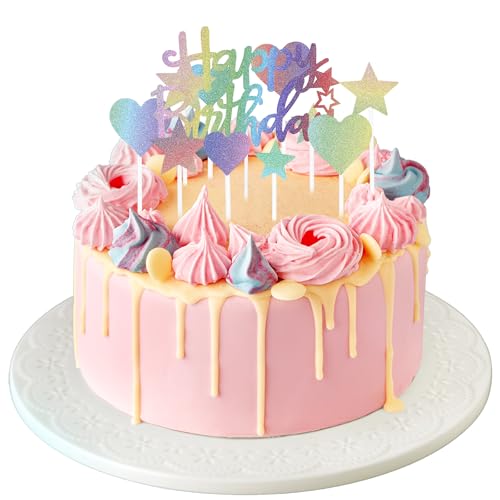 Yuanchu 11 Stück Happy Birthday Tortendeko Geburtstag Set,Glitzernde Cake Topper Stern Kuchen Dekoration Kuchen Deko für Mädchen Jungen Geburtstagsparty Kuchen Party Jahrestag Yuanchu 11 Stück Happy Birthday Tortendeko Geburtstag Set,Glitzernde Cake Topper Stern Kuchen Dekoration Kuchen Deko für Mädchen Jungen Geburtstagsparty Kuchen Party Jahrestag von Yuanchu