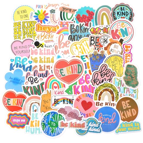 Yuanchu 50 Stück Boho ästhetische Sticker, Be Kind Aufkleber Wasserdichte Vinyl Aufkleber Schöne ansprechende Motivationsaufkleber für Jugendliche Erwachsene Laptop Wasserflaschen Scrapbooking Mappen Yuanchu 50 Stück Boho ästhetische Sticker, Be Kind Aufkleber Wasserdichte Vinyl Aufkleber Schöne ansprechende Motivationsaufkleber für Jugendliche Erwachsene Laptop Wasserflaschen Scrapbooking Mappen von Yuanchu