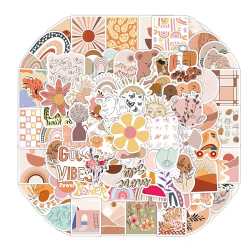 Yuannee Boho Graffiti Aufkleber,100 PCS Ästhetik Aufkleber Vintage Blumen Selbstklebend Aufkleber Kalender Cute Sticker Vinyl Scrapbook Zubehör für Laptop Telefon Koffer Scrapbook Yuannee Boho Graffiti Aufkleber,100 PCS Ästhetik Aufkleber Vintage Blumen Selbstklebend Aufkleber Kalender Cute Sticker Vinyl Scrapbook Zubehör für Laptop Telefon Koffer Scrapbook von Yuannee