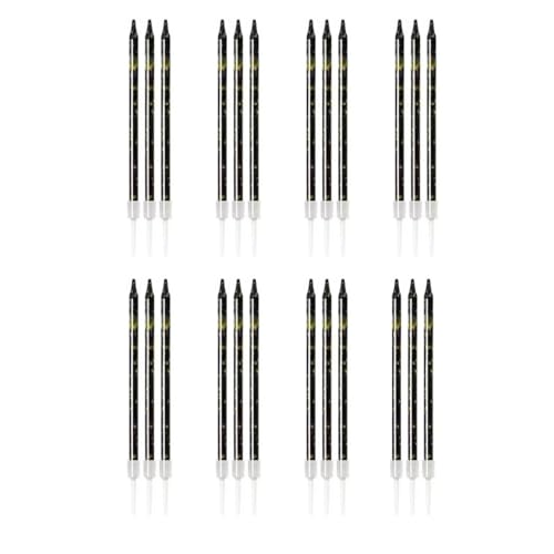 Yuannee Geburtstagskerzen Schwarz Gold,24 PCS Tortenkerzen für Kinder und Erwachsene Kerzen für Kuchen Torten Deko für Geburtstag Kerzen Torten Deko für Torte und Feiern Yuannee Geburtstagskerzen Schwarz Gold,24 PCS Tortenkerzen für Kinder und Erwachsene Kerzen für Kuchen Torten Deko für Geburtstag Kerzen Torten Deko für Torte und Feiern von Yuannee