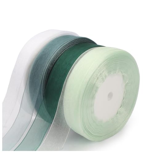Yuannee Organzaband,4 PCS Breit Chiffon Geschenkbänder 45m x 2cm Transparentes Organza Bänder Chiffonband Schleifenband Dekoband für Handgemachtes Heimwerken Geschenkverpackung Hochzeitsdekoration Yuannee Organzaband,4 PCS Breit Chiffon Geschenkbänder 45m x 2cm Transparentes Organza Bänder Chiffonband Schleifenband Dekoband für Handgemachtes Heimwerken Geschenkverpackung Hochzeitsdekoration von Yuannee