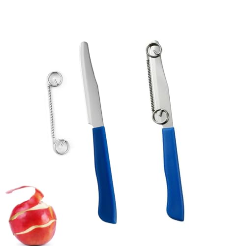 Yuannee Schnellschneidmesser,2 PCS Zaubermesser 3-in-1 Multifunktions Schälmesser Wellenschneider Kartoffel Gemüseschneider Messer für Gurke Kartoffel Karotte von Yuannee