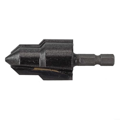 6,35 mm Sechskantschaft Legierung Bohrer für Wasserrohr-Erweiterung und Bohren, Hartmetall-Klingen-Schritt-Design für PPR-PVC-Kunststoffrohre, kompatibel mit (18–24 mm) von Yuanpgky