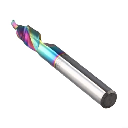 Stahlstufenbohrer, Senkbohrer, Stufenfasenbohrer für -12 m, zweistufiger Stufenbohrer für CNC-Bearbeitungszentrum, Graviermaschine, Aluminiumlegierung, PVC (4,2–8,0) von Yuanpgky