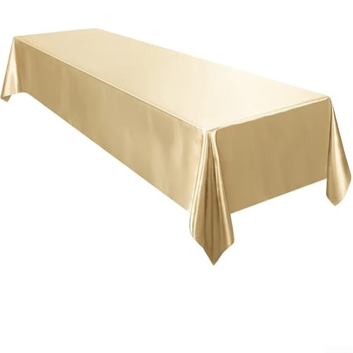 Yuanpgky Elegant Event Essentials – Rechteckige Satin-Tischdecke – Tischdecke für Zuhause, Buffettisch, Urlaub, Bankett, Abendessen, Hochzeitsveranstaltungen, Messen Yuanpgky Elegant Event Essentials – Rechteckige Satin-Tischdecke – Tischdecke für Zuhause, Buffettisch, Urlaub, Bankett, Abendessen, Hochzeitsveranstaltungen, Messen von Yuanpgky