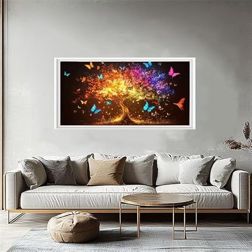 Baum Diamond Painting, Diamant Painting Bilder Schmetterling,Full Drill Kinder Anfänger DIY Kristall Kunst Malerei Bastelset,Erwachsene Stickerei Kreuzstich, Zimmer Deko Schlafzimmer, 100x200cm W5-875 Baum Diamond Painting, Diamant Painting Bilder Schmetterling,Full Drill Kinder Anfänger DIY Kristall Kunst Malerei Bastelset,Erwachsene Stickerei Kreuzstich, Zimmer Deko Schlafzimmer, 100x200cm W5-875 von Yuaoihnn