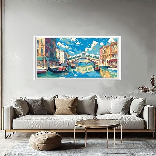 Diamond Painting Abstrakt Diamond Painting Erwachsene Stadt Full Drill Cross Stickerei Malerei Kits Groß,5D Diamond Malerei Set für Kinder Anfänger, Frühling Room Decor,Gifts for Women 70x140cm W5-861 Diamond Painting Abstrakt Diamond Painting Erwachsene Stadt Full Drill Cross Stickerei Malerei Kits Groß,5D Diamond Malerei Set für Kinder Anfänger, Frühling Room Decor,Gifts for Women 70x140cm W5-861 von Yuaoihnn