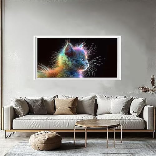 Diamond Painting Farbe, Diamond Painting Bilder Katze Erwachsene Bastelset, DIY Runder Vollbohrer Malerei Kinder Anfänger Kreuzstich Set für Wanddeko Wohnzimmer, Geschenke für Frauen 80x160cm W5-865 Diamond Painting Farbe, Diamond Painting Bilder Katze Erwachsene Bastelset, DIY Runder Vollbohrer Malerei Kinder Anfänger Kreuzstich Set für Wanddeko Wohnzimmer, Geschenke für Frauen 80x160cm W5-865 von Yuaoihnn