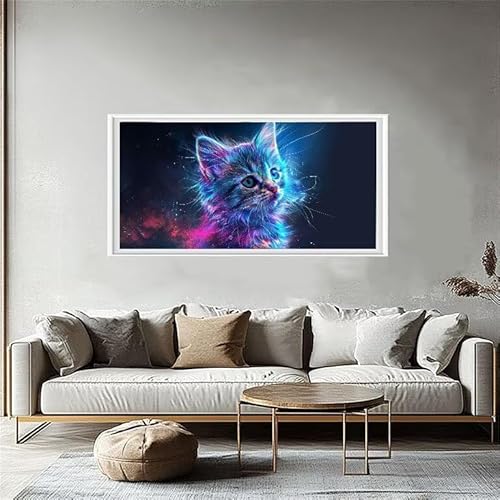 Diamond Painting Traum, Diamond Painting Bilder Katze Erwachsene Bastelset, DIY Runder Vollbohrer Malerei Kinder Anfänger Kreuzstich Set für Wanddeko Wohnzimmer, Geschenke für Frauen 60x120cm W5-868 Diamond Painting Traum, Diamond Painting Bilder Katze Erwachsene Bastelset, DIY Runder Vollbohrer Malerei Kinder Anfänger Kreuzstich Set für Wanddeko Wohnzimmer, Geschenke für Frauen 60x120cm W5-868 von Yuaoihnn