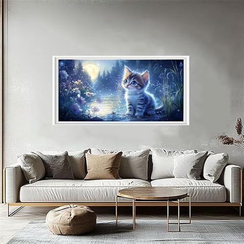 Diamond Painting Traum Diamond Painting Erwachsene Katze Full Drill Cross Stickerei Malerei Kits Groß, 5D Kristall Malerei Set für Kinder Anfänger,Frühling Room Decor, Gifts for Women 100x200cm W5-864 Diamond Painting Traum Diamond Painting Erwachsene Katze Full Drill Cross Stickerei Malerei Kits Groß, 5D Kristall Malerei Set für Kinder Anfänger,Frühling Room Decor, Gifts for Women 100x200cm W5-864 von Yuaoihnn