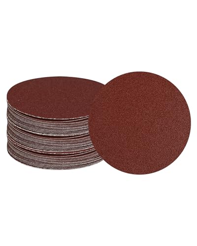 100mm Schleifscheiben Körnung 60, 60 Stück Schleifpapier 100mm Klett für Holz Metall Spiegel Schmuck Polieren von Yubpaiy