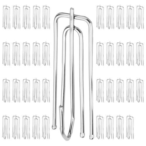 Edelstahl Gardinenhaken, 40 Stück Vorhänge Haken Klammer, Heavy Duty Curtain Pleater Hooks, Klemmhaken Gardinenhaken, Metall Duschvorhanghaken, Vorhang Clips Haken, für Gardinen, Indoor Edelstahl Gardinenhaken, 40 Stück Vorhänge Haken Klammer, Heavy Duty Curtain Pleater Hooks, Klemmhaken Gardinenhaken, Metall Duschvorhanghaken, Vorhang Clips Haken, für Gardinen, Indoor von Yudobliss