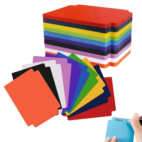Kartenteiler, 95x70 mm Standardgröße Kartentrenner, 100 Stück Kunststoff Kartentrenner, Karten Sortieren Laschen, Mattierte Kartentrenner Trennkarten, für Spiele Kartenteiler, 95x70 mm Standardgröße Kartentrenner, 100 Stück Kunststoff Kartentrenner, Karten Sortieren Laschen, Mattierte Kartentrenner Trennkarten, für Spiele von Yudobliss