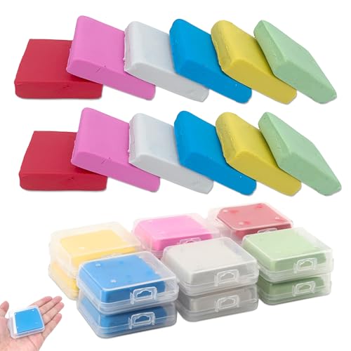 Knetradiergummis, 6 Farben Klassischer Radiergummi, 24 Stück Knetradiergummis, Weich Knetbar Radiergummis, Kunst Zeichnung Knetbarer Radiergummi, für farbiges Zeichenmaterial Knetradiergummis, 6 Farben Klassischer Radiergummi, 24 Stück Knetradiergummis, Weich Knetbar Radiergummis, Kunst Zeichnung Knetbarer Radiergummi, für farbiges Zeichenmaterial von Yudobliss